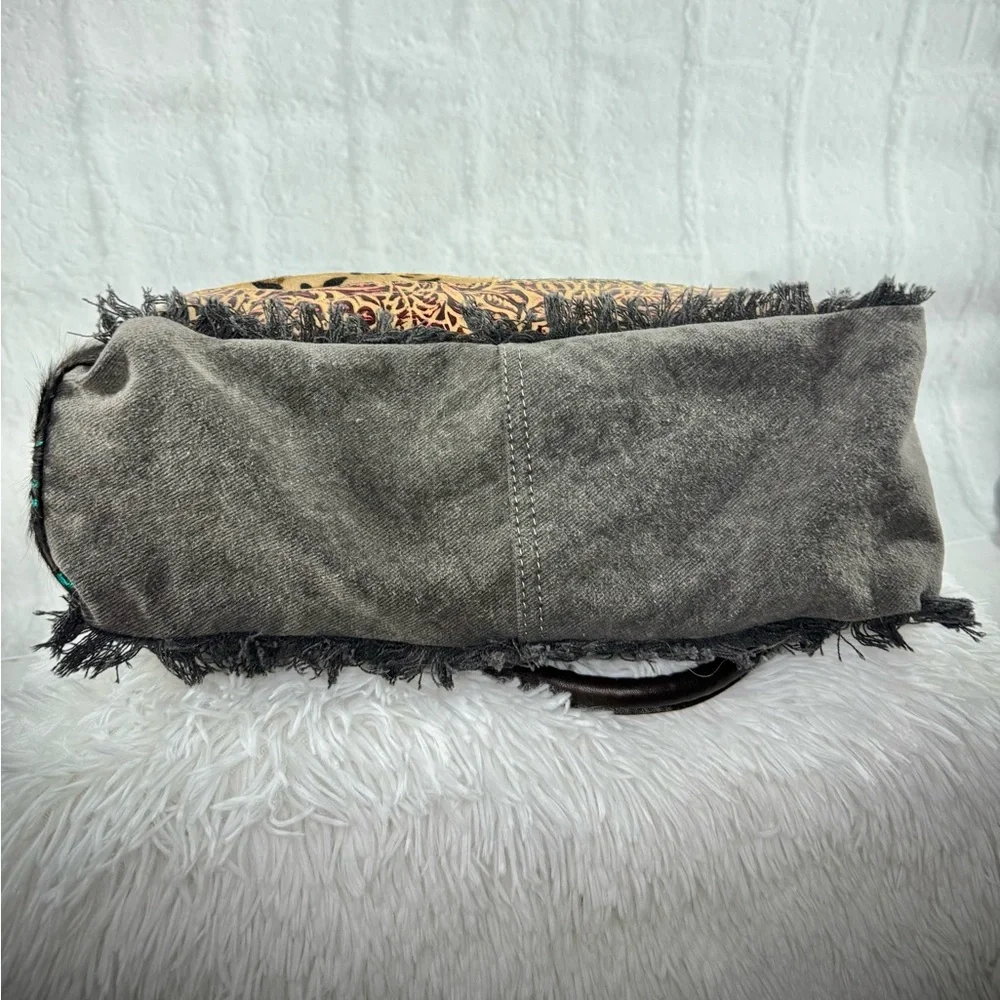 SOLDMyra Bag Artemis Canvas & Hairon Bag S-5204 - Picture 9 of 14
